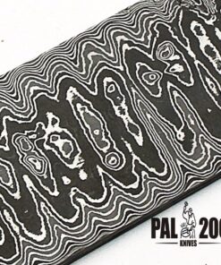 PAL 2000 KNIVES - 24" x 2" x 5 mm Thickness - Custom - Handmade Damascus Steel - Billet, Bar Blank Blade - Ladder Pattern - for Knife Making -(9018) 9018 12 81MTSnF0EIL