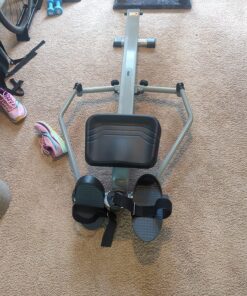 Sunny Health & Fitness Smart Compact Full Motion Rowing Machine, Full-Body Workout, Low-Impact, Extra-Long Rail, 350 LB Weight Capacity and Optional SunnyFit® App Enhanced Bluetooth Connectivity SF-RW5639 52 81MTYs9wAPL