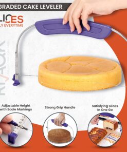 RFAQK 250 PCs Aluminum Cake Decorating Tools Kit with 12" Metal Turntable & Knife set-48 Numbered Icing Tips-3 Russian Piping Nozzles-Straight & Angled Spatula-Cake Leveler& Baking Supplies Tools 28 81MVTALYKgL