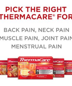 ThermaCare Portable Heating Pad, Neck and Shoulder Rain Relief Patches, Multi-Purpose Heat Wraps, 3 Count 13 81MVY8cEg5L