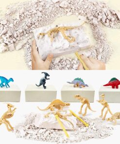 12 Pack: Dinosaur Excavation Kits for Kids, Dino Dig Kits, 3D Dig a Dinosaur Fossil and Figure Sets, Bulk Science Education Toys for Paleontology Archaeology STEM Learning Kids Activity Party Favors 31 81MWgeBobES