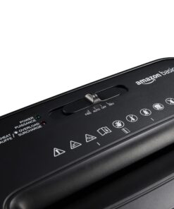 Alternative view of Amazon Basics 8-Sheet Cross-Cut Paper Shredder and Credit Card Shredder - Black 8 Sheet (New Model - Black)