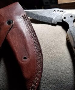 FN-41 Custom Handmade Damascus Steel Folding Knife- Stunning Piece of Art. (Case/Colors May vary) 15 81MYjm2GVjL