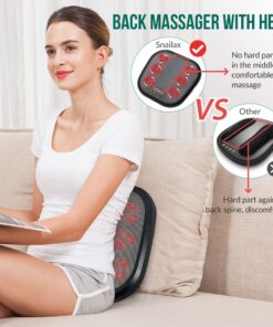 Foot Massager with Heat, Snalax Shlatsu Electic Foot Masager Machine for Plantar fascits, Foot Warmer Massager for Neuropathy Paln and Circulatlon, Glits for Eldery, Men/Women Black 593-NW 20 81MbDucfJ4L
