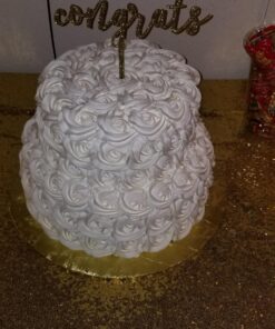 Andaz Press Party Acrylic Cake Toppers, Gold Glitter, Congrats, 1-Pack, 25th 50th Anniversary Decorations Congrats Gold 10 81Mbge4xs4L