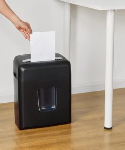 Amazon Basics 8-Sheet Micro-Cut Paper Shredder, CD, and Credit Card Shredder 8 Sheet (New Model) 13 81Mcu48xrNL