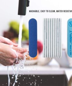 Iridesi Professional Mini Blue Finger Nail Files 120/240 Washable Emery Boards 3-1/2 Inches Long 50 Fingernail Files Per Pack 50 Pack 15 81MeZaydRL