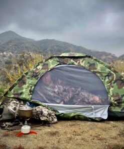 Sutekus Tent Camouflage Patterns Camping Tent Backpacking Tent for Camping Hiking 【Outdoor Equipment】 Single 29 81MginND5vL
