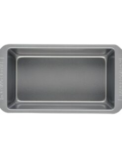 Farberware Bakeware Meatloaf/Nonstick Baking Loaf Pan Set, Two 9-Inch x 5-Inch, Gray Two 9-Inch x 5-Inch Loaf Pans 31 81MhJRIXxzL