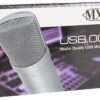 Marshall MXL USB 006 USB Cardioid Condenser Microphone, Grayish, 47mm x 177mm / 1.85 in. x 7 in. 18 81MhNOD7 nL