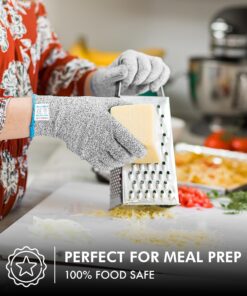 Stark Safe Cut Resistant Gloves, Level 5 Protection, Kitchen Cut Gloves for Meat, Shucking, Fillet, Mandolin Slicing, Carving, 1 Pair, Small 21 81MhktFSQL 1