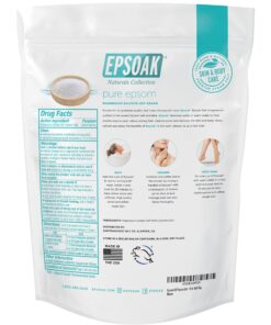 Alternative view of Epsoak USP Epsom Salt - 10 lb. Bulk Bag Magnesium Sulfate USP Unscented, Made in The USA, Cruelty-Free Certified