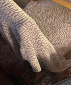 DII Rustic Farmhouse Double Diamond Woven Throw, 50x60, Stone 27 81MjhTilYLL