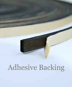 Neoprene Foam Weather Seal High Density Stripping with Adhesive Backing 1/2 Inch Wide 1/4 Inch Thick 50 Feet Long (1/2 x 1/4) 1/2 inch x 1/4 inch x 50 feet 9 81MkgWubdpL