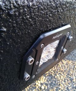 Nilight - NI23C-18W 2PCS 18W Flood LED Work Light Driving Lights Led Light Bar Off Road Led Lights Flush Mount for Jeep Truck Tacoma Bumper ATV UTV,2 Years Warranty 2PCS 18W Flood Flush Mount 53 81MnCdnfp9L