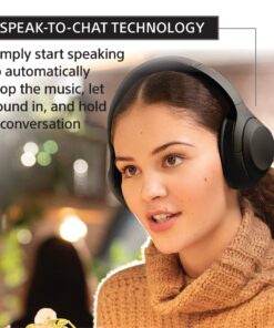 Sony WH-1000XM4 Wireless Premium Noise Canceling Overhead Headphones with Mic for Phone-Call and Alexa Voice Control, Midnight Blue WH1000XM4 Headphones Only 29 81MnTtnbqL