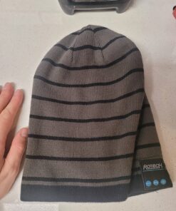 Rotibox Bluetooth Beanie Hat Wireless Headphone for Outdoor Sports Xmas Gifts One Size A1-bb006-gray 19 81MoNtAFBRL