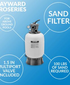 Alternative view of Hayward W3S166T1580S ProSeries Sand Filter 16 In., 1 HP System for Above-Ground Pools 16 Inch (W3S166T1580S)