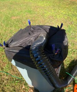 BLACK+ DECKER Leaf Blower Hose Attachment for Corded Leaf Blowers, Attachment Only, 8ft (BV-006) Leaf Collection System 17 81MohlLoo5L