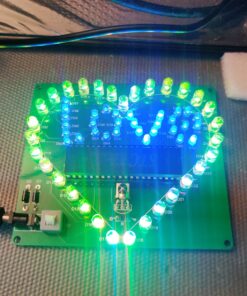 IS DIY Electronics Projects Soldering Practice, Heart Love LED Lights Kit, Remote Control RC Circuit Assemble DIY Soldering Kit No Case 44 81Mp2NeJ9gL