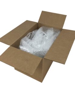 Amazon Basics Perforated Bubble Cushioning Wrap, Small 3/16", 12-Inch x 175 Foot Long Roll, Clear 19 81MpexB12hL