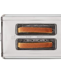 BELLA (14387) Linea Collection 2-Slice Toaster with Extra Wide Slot & Custom Settings, Polished Stainless Steel Chrome 15 81Mpr29WQL 1