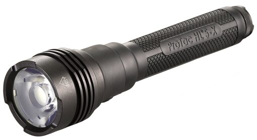 Streamlight 88075 ProTac HL 5-X 3500-Lumen Multi-Fuel Rechargeable Professional Tactical Flashlight with 4 x CR123A Lithium Batteries and Wrist Lanyard, Box, Black Includes Rechargeable Batteries