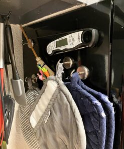 KIZEN Digital Meat Thermometer with Probe - Instant Read Food Thermometer for Cooking, Grilling, BBQ, Baking, Liquids, Candy, Deep Frying, and More - Black/White 32 81MrfnoFOL