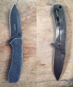 Kershaw XL Cryo II Pocket Knife, 3.25" 8Cr13MoV Steel Titanium-Coated Blade, Assisted Everyday Carry Pocket Knife 1556BW 55 81MrmzxqsaL