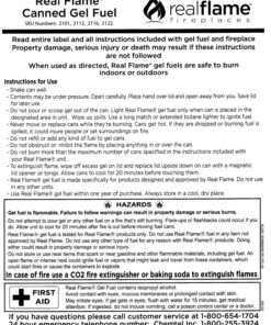 Real Flame Gel Fuel Cans - 12-Pack - Gelled Isopropyl Alcohol for Indoor or Outdoor Fireplaces 28 81MsGG sA5L