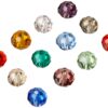 Beading Station 50pcs Mixcolor Facted Crystal Rondelle Beads 4mmx6mm ~ Jewelry Making ~