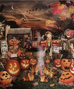 White Mountain Puzzles Jack O Lanterns, 1000 Piece Jigsaw Puzzle 20 81Mt0x82moL