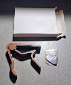 Capo Guitar Capo with Pick Holder for Acoustic and Electric Guitar, Ukelele, Bass, Banjo with Guitar Picks (rose wood) rose wood 49 81Mt86yW6uL