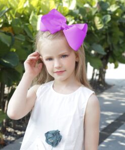 20pcs Hair Bows for Girls, CN 6inch Grosgrain Ribbon Bows Alligator Clips, Cute Hair Accessories for Baby Toddlers Kids Infants Children 6 Inch (Pack of 20) 14 81MtufdgR2L