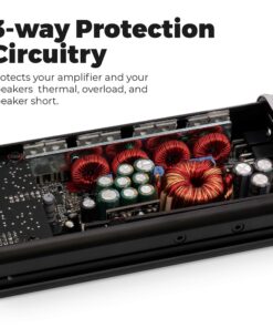 NVX VAD10001 1000W RMS Class D Monoblock Car/Marine/Powersports Amplifier with Bass Remote (Marine Certified) 1000W Monoblock 12 81Mu UpopzL