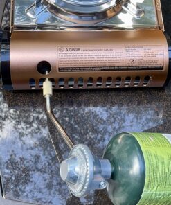 Gas ONE GS-4000P - Camp Stove - Premium Propane or Butane Stove with Convenient Carrying Case - Patent Pending - Great for Camp Stove and Portable Butane Stove for All Cooking Application 35 81MuAkG08LL