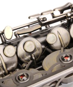 GLORY Engraved Flower Design High Grade Antique Finish Series PR4, E Flat Alto Saxophone with 11reeds,8 Pads Cushions,case,carekit 34 81MuEiCqYhL