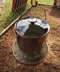 Harris Farms 1000293 Galvanized Hanging Poultry Feeder, 15 lbs, Metal 15 lb 30 81Mv9CBtyZL