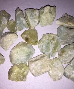 Crystal Allies Materials: 1lb Bulk Rough Aquamarine Beryl Stones from Brazil - Large 1" Raw Natural Crystals for Cabbing, Cutting, Lapidary, Tumbling, and Polishing 1 LB 19 81MvbYvKToL
