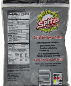 Spitz Sunflower Seeds Variety Bundle, 6 oz (Pack of 5) includes 1 Bag Each of Salted, Cracked Pepper, Smoky BBQ, Dill Pickle and Chili Lime (30oz total) 10 81Mw0Jw2GfL