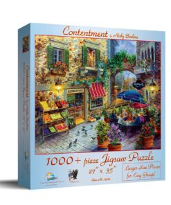 Alternative view of SUNSOUT INC - Contentment - 1000 pc Large Pieces Jigsaw Puzzle by Artist: Nicky Boehme - Finished Size 27" x 35" - MPN# 19283