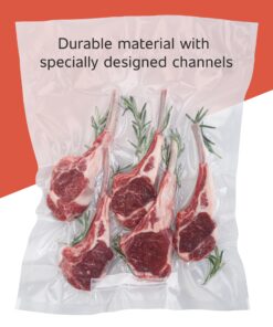 FoodSaver Vacuum Sealer Bags, Rolls for Custom Fit Airtight Food Storage and Sous Vide, 8" x 20' (Pack of 3) 3 rolls (Pack of 1) 3-Pack Seal Roll 13 81MwQL8GtFL 1