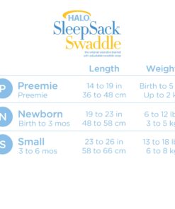 HALO 100% Cotton Sleepsack Swaddle, 3-Way Adjustable Wearable Blanket, TOG 1.5, Navy Pin Dot, Small, 3-6 Months Small (Pack of 1) 14 81Mwc7h2ScL