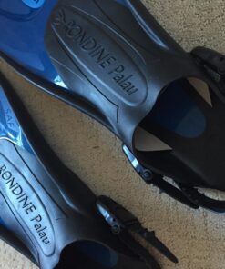 Cressi Palau Short Fins with Mesh Bag Snorkel Packages - Blue, Size - LGXLG 14 81MwgtOzD8L