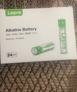 Lepro AAA Batteries 24 Pack, Triple A Batteries with Ultra Long-Lasting Power – High Performance, 1200mAh 1.5V Leak-Proof, Corrosion-Resistant Alkaline AAA Batteries, Ideal for Home & Office Devices 31 81MwvCZIT5L 2