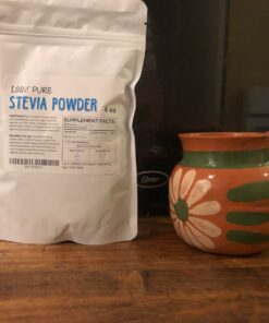 NatriSweet Stevia Powder, 4 oz, Pure Stevia Sweetener with No Additives, No Fillers, Zero Carbs, Zero Calorie, Organic Stevia Powder For Sugar Substitute, 300 Times Sweeter Than Sugar, 800+ Servings 40 81MybRyZd0L