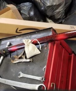 Auway 40" Orchid Tsuba Fully Handmade High Carbon Steel Full Tang Blade Real Japanese Katana Samurai Swords 23 81N01l7CatL