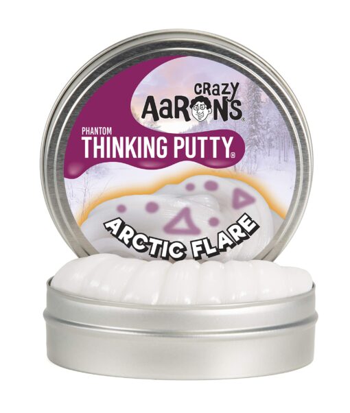 Crazy Aaron's Thinking Putty, 3.2 Ounce, Phantoms Arctic Flare