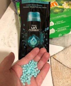 Downy Unstopables in-Wash Scent Booster Beads, Fresh Scent, 750 g - Packaging May Vary 26.5 Ounce (Pack of 1) 25 81N0gtNVvqL