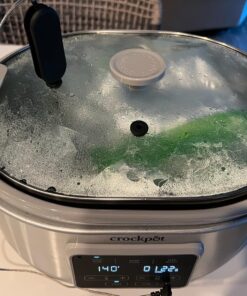 Crockpot™ 7-Quart Cook & Carry™ Slow Cooker with Sous Vide,Programmable, Stainless Steel 35 81N0yLOlCdL